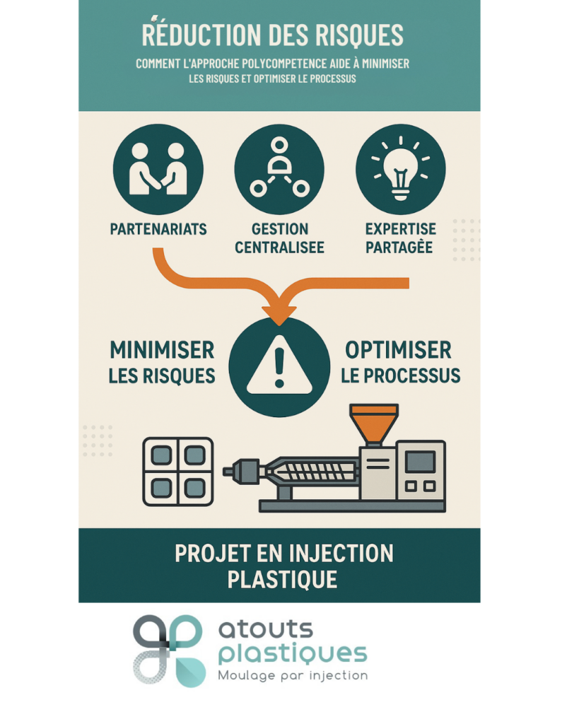 Projet injection plastiques : réduisez les risques et multiplier les expertises